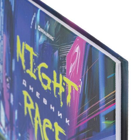 Дневник 5-11 класс 48 л., твердый, BRAUBERG, выборочный лак, с подсказом,