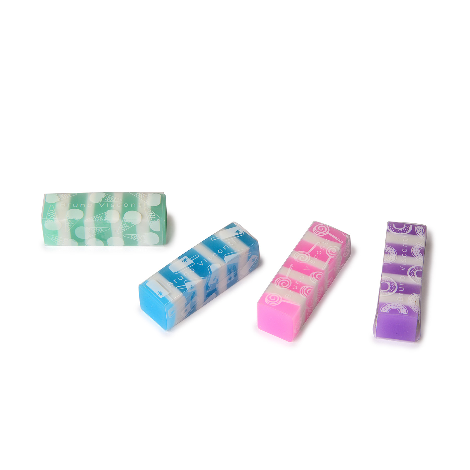 ЛАСТИК "HappyGraphix. Мармеладки маленькие", 4 цвета ЛАСТИК "HappyGraphix. Мармеладки маленькие", 4 цвета