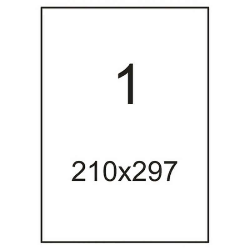 Этикетки самоклеящиеся Office Label 210х297мм. белая (100л/уп.) Этикетки самоклеящиеся Office Label 210х297мм. белая (100л/уп.)