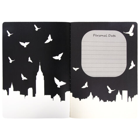 Тетрадь 60 л. в клетку обложка SoftTouch, бежевая бумага 70 г/м2, сшивка, В5