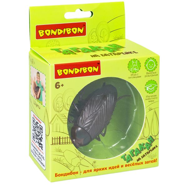 Игрушка развающая интерактивная ТАРАКАН Bondibon Игрушка развающая интерактивная ТАРАКАН Bondibon