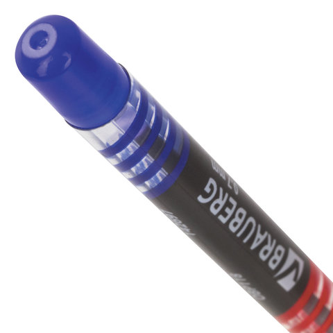 Ручка шариковая масляная с грипом BRAUBERG "Spark", СИНЯЯ, печать, Ручка шариковая масляная с грипом BRAUBERG "Spark", СИНЯЯ, печать,