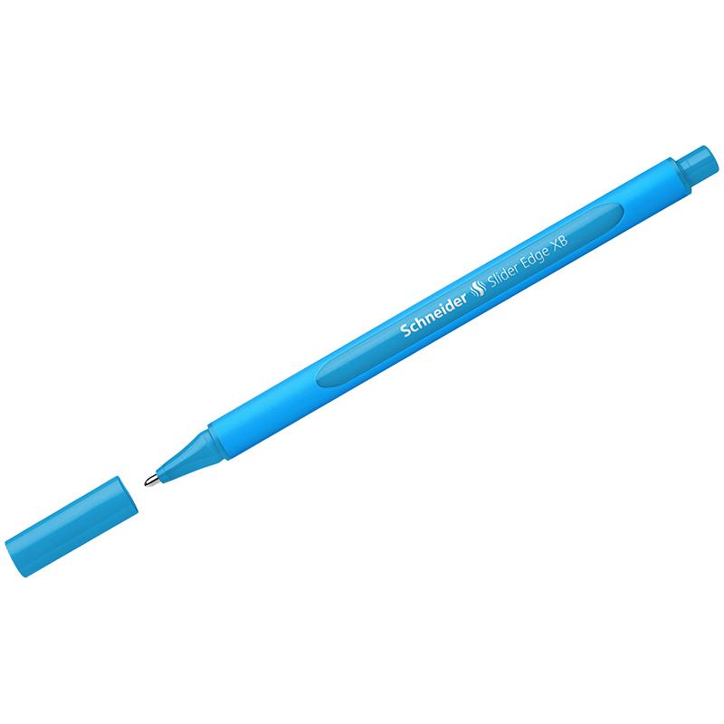 Ручка шариковая Schneider "Slider Edge XB" голубая, 1,4мм, трехгранная Ручка шариковая Schneider "Slider Edge XB" голубая, 1,4мм, трехгранная