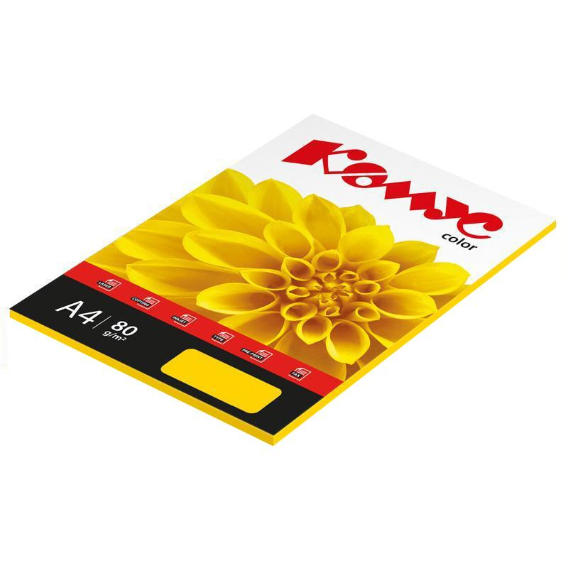 Бумага цветная Комус Color (мандарин интенсив), 80г, А4, 50 л. Бумага цветная Комус Color (мандарин интенсив), 80г, А4, 50 л.