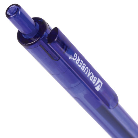Ручка шариковая масляная автоматическая BRAUBERG "Tone", СИНЯЯ, корпус Ручка шариковая масляная автоматическая BRAUBERG "Tone", СИНЯЯ, корпус