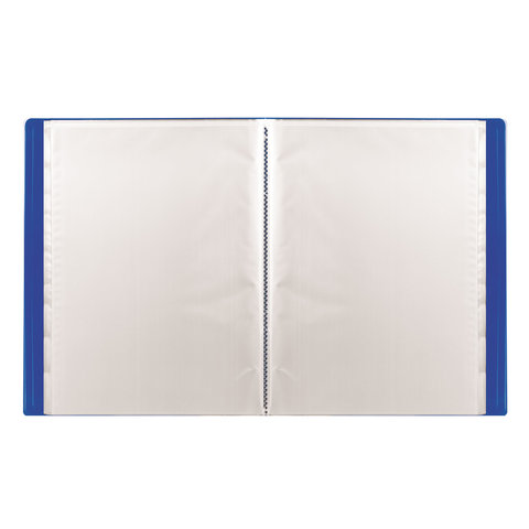 Папка 10 вкладышей STAFF, синяя, 0,5 мм, 225688