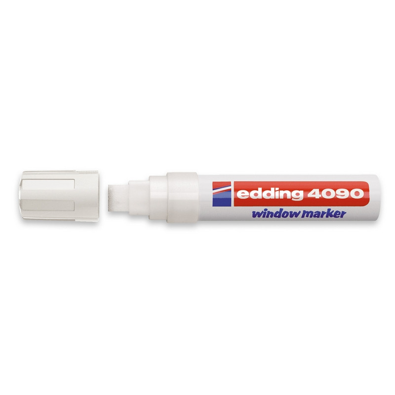Маркер для окон EDDING E-4090/049 4-15мм (декоративный) белый штр. Маркер для окон EDDING E-4090/049 4-15мм (декоративный) белый штр.