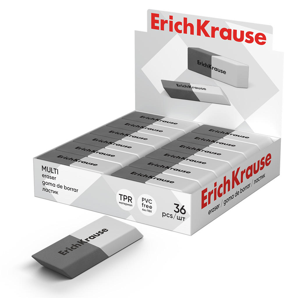 Ластик Erich Krause Multi (в коробке по 36 штук) Ластик Erich Krause Multi (в коробке по 36 штук)