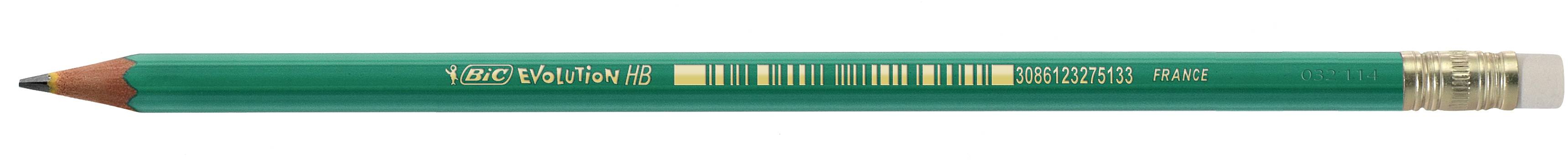 Карандаш чернографит. BIC EVOLUTION НВ с ластиком заточенный шестигранный: Карандаш чернографит. BIC EVOLUTION НВ с ластиком заточенный шестигранный: