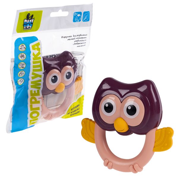 Погремушка "СОВА" Baby You Bondibon Погремушка "СОВА" Baby You Bondibon