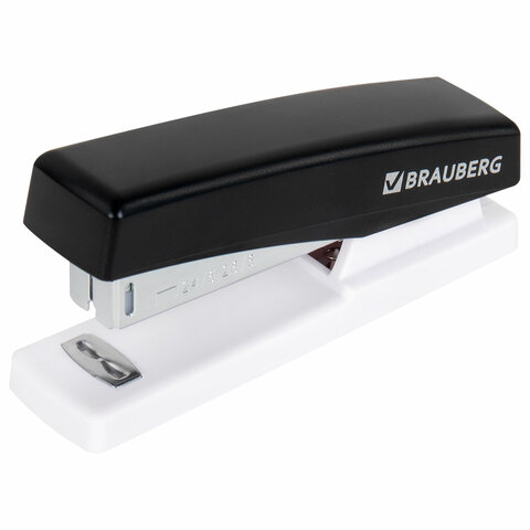 Степлер №24/6, 26/6 BRAUBERG "STYLE", до 25 листов, черный, 272747 Степлер №24/6, 26/6 BRAUBERG "STYLE", до 25 листов, черный, 272747
