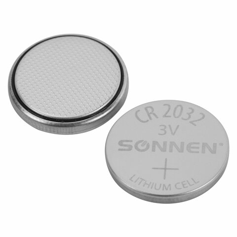 Батарейки литиевые SONNEN Lithium CR2032 "таблетки, дисковые, Батарейки литиевые SONNEN Lithium CR2032 "таблетки, дисковые,