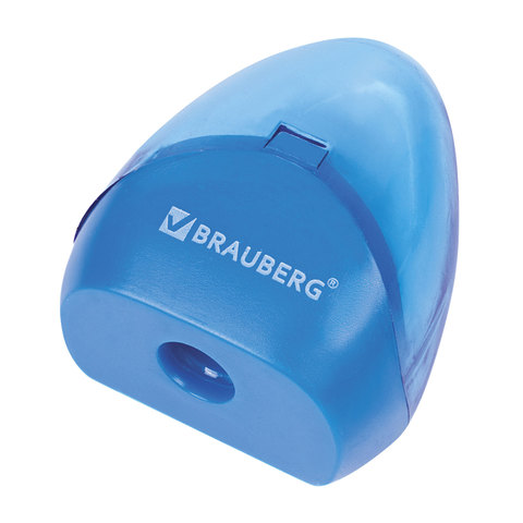 Точилка BRAUBERG BELL с контейнером, пластиковая, конусообразная, цвет корпуса Точилка BRAUBERG BELL с контейнером, пластиковая, конусообразная, цвет корпуса
