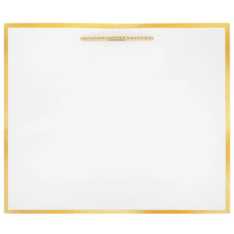 Пакет подарочный (1 штука) 35x10x30 см, "Golden Edge", с лентой, Пакет подарочный (1 штука) 35x10x30 см, "Golden Edge", с лентой,