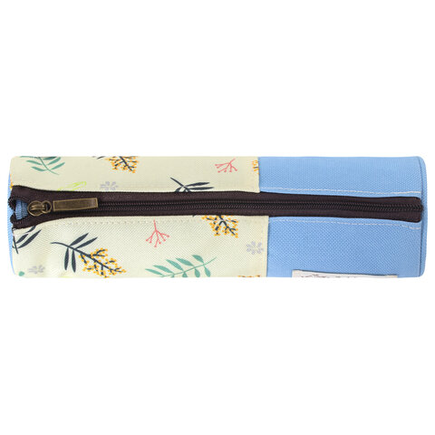 Пенал-тубус BRAUBERG, 1 отделение, полиэстер, "Dream", голубой, 20х7