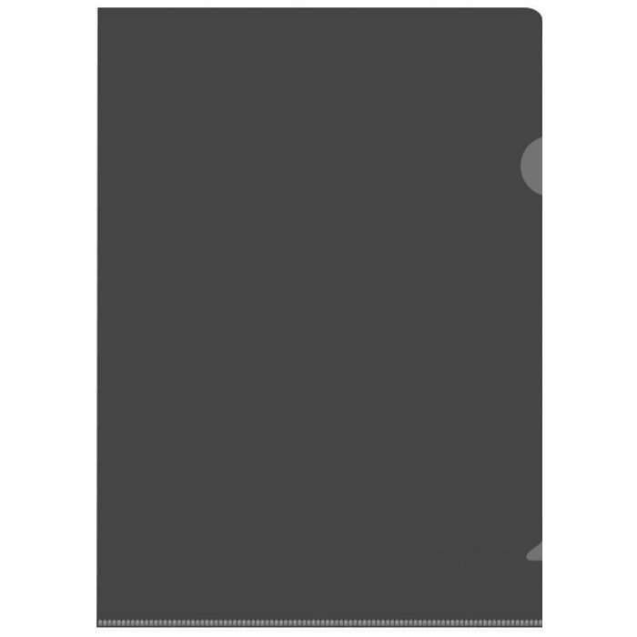 Папка-уголок А4 черная Папка-уголок А4 черная