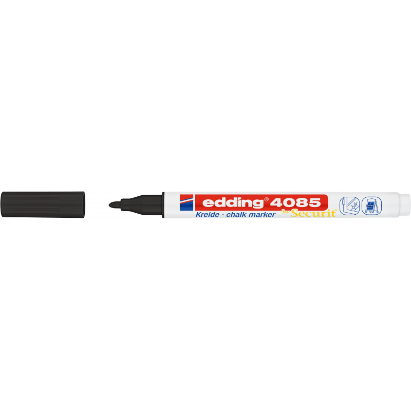 Маркер меловой edding 4085/001. 1-2 мм. Черный Маркер меловой edding 4085/001. 1-2 мм. Черный