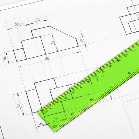 Линейка пластиковая 25 см, BRAUBERG, прозрачная, неоновая, ассорти, 210835 Линейка пластиковая 25 см, BRAUBERG, прозрачная, неоновая, ассорти, 210835