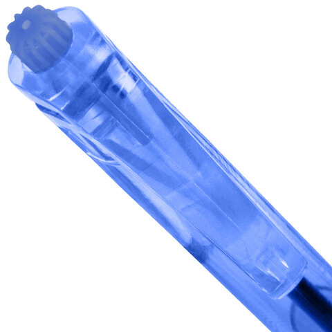 Ручка шариковая автоматическая с грипом BRAUBERG "CLASSIC", СИНЯЯ,