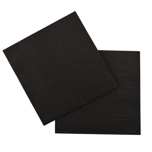Салфетки Black 33 см X 33 см 12 шт Салфетки Black 33 см X 33 см 12 шт