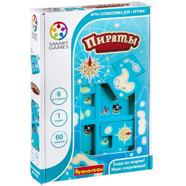 Логическая игра BONDIBON Пираты. Роза ветров, арт. SG 432 RU. Логическая игра BONDIBON Пираты. Роза ветров, арт. SG 432 RU.