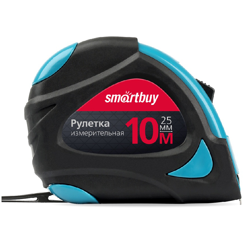 Рулетка измерительная Smartbuy, 10м*19мм, прорезиненный корпус, 2 фиксатора, Рулетка измерительная Smartbuy, 10м*19мм, прорезиненный корпус, 2 фиксатора,