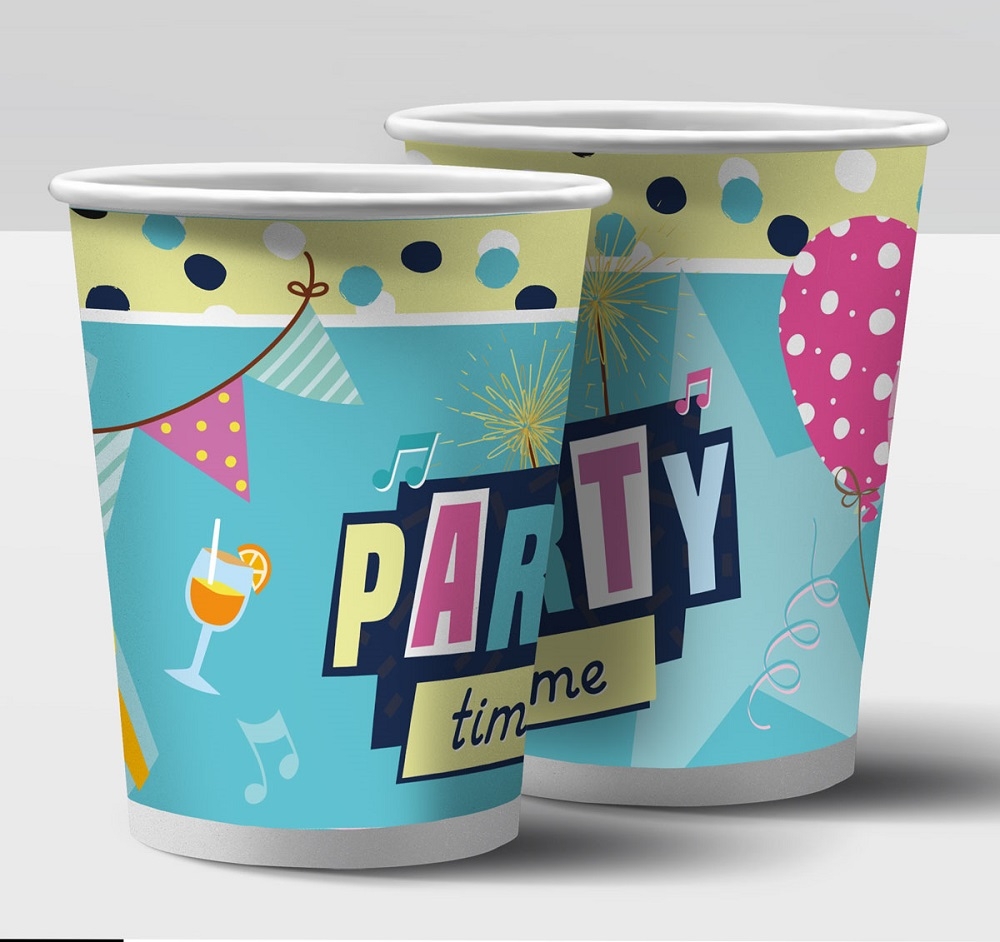 Набор бумажных стаканов Вечеринка, в т/у пленке, 6 штук*250 мл. Набор бумажных стаканов Вечеринка, в т/у пленке, 6 штук*250 мл.