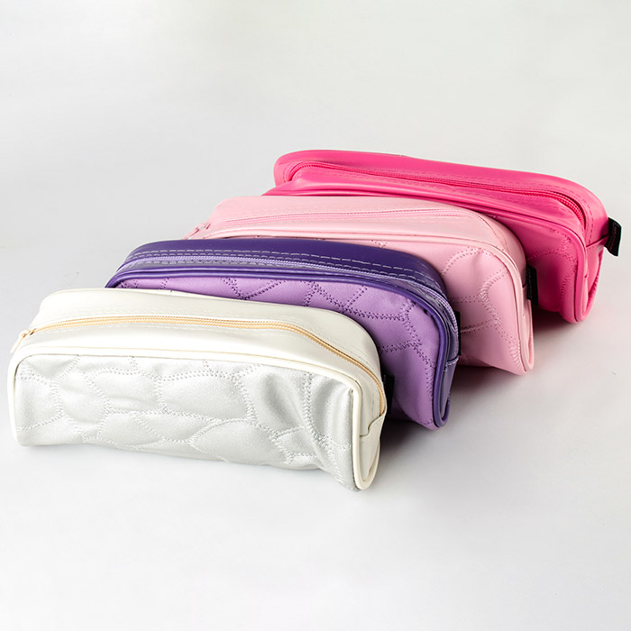 Пенал мягкий тубус "Darvish" ассорти кожзам строчка