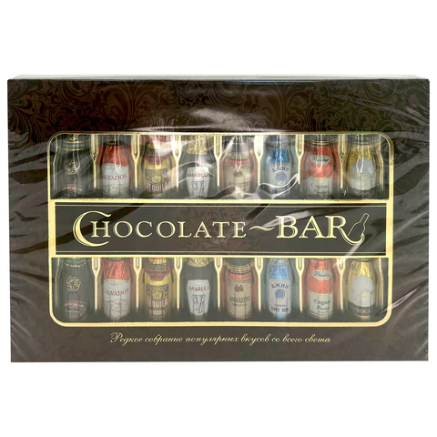 Набор конфет CONFASHION "Chocolate-Bar", ассорти с помадной начинкой