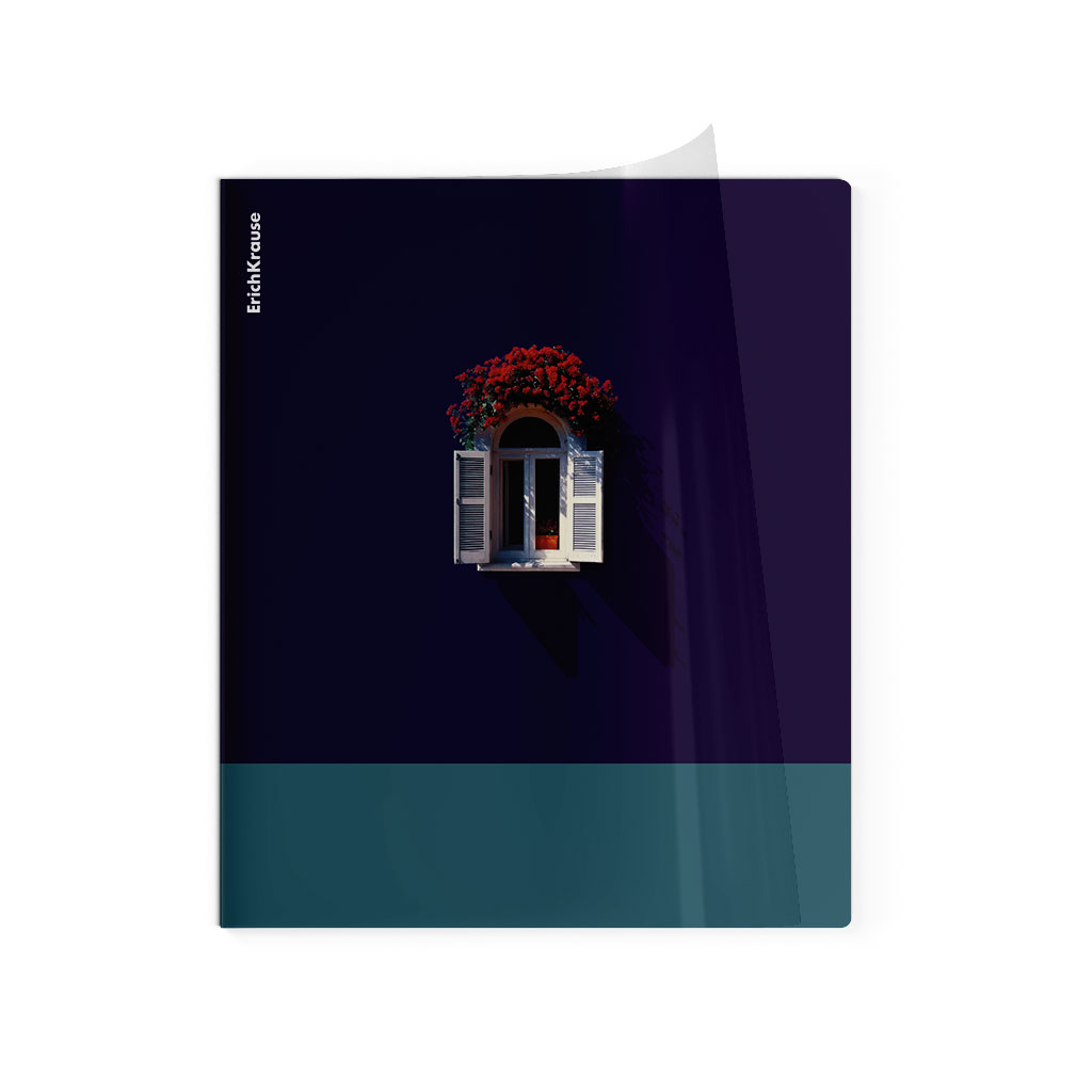 Тетрадь общая ученическая с пласт. обл. на скобе ErichKrause CoverPrо® текстура Тетрадь общая ученическая с пласт. обл. на скобе ErichKrause CoverPrо® текстура