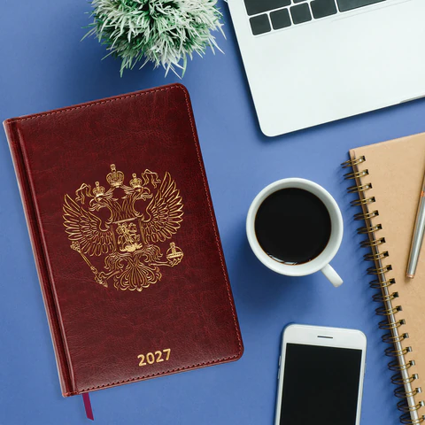 Ежедневник датированный 2027, А5, 138х213 мм, BRAUBERG "State", под Ежедневник датированный 2027, А5, 138х213 мм, BRAUBERG "State", под