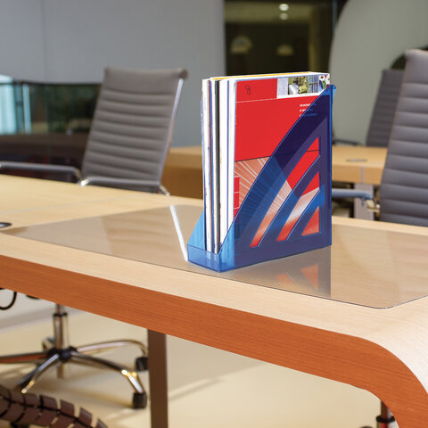 Лоток вертикальный для бумаг BRAUBERG "Office style", 245х90х285 мм,