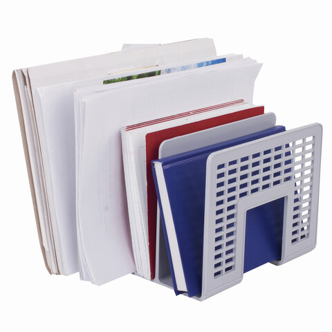 Лоток-сортер для бумаг BRAUBERG "Radikal", 3 отделения, 207х212х165 Лоток-сортер для бумаг BRAUBERG "Radikal", 3 отделения, 207х212х165