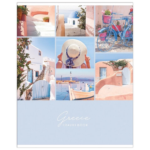 Тетрадь А5, 48 листов, HATBER-ECO скоба, офсет №2 ЭКОНОМ, клетка, обложка