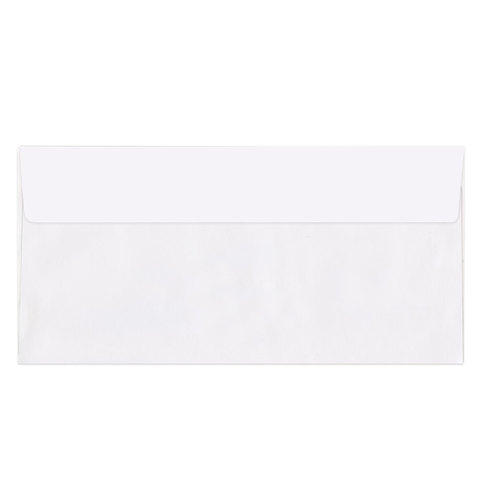 Конверты Е65, КОМПЛЕКТ 1000 штук, отрывная полоса STRIP, белые, 110х220 мм