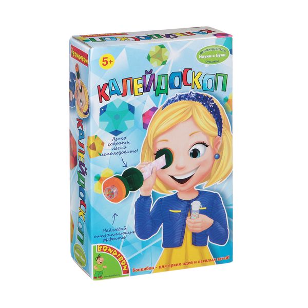 Французские опыты Науки с Буки, BONDIBON, Калейдоскоп , арт. WS/907 Французские опыты Науки с Буки, BONDIBON, Калейдоскоп , арт. WS/907