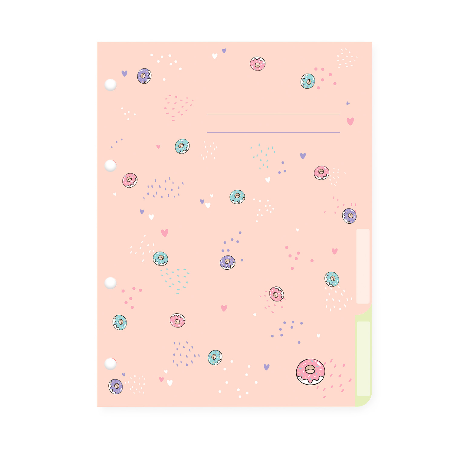 КОМПЛЕКТ РАЗДЕЛИТЕЛЕЙ ДЛЯ ТЕТРАДИ НА КОЛЬЦАХ А5, 4 Л. "MY SWEET" КОМПЛЕКТ РАЗДЕЛИТЕЛЕЙ ДЛЯ ТЕТРАДИ НА КОЛЬЦАХ А5, 4 Л. "MY SWEET"