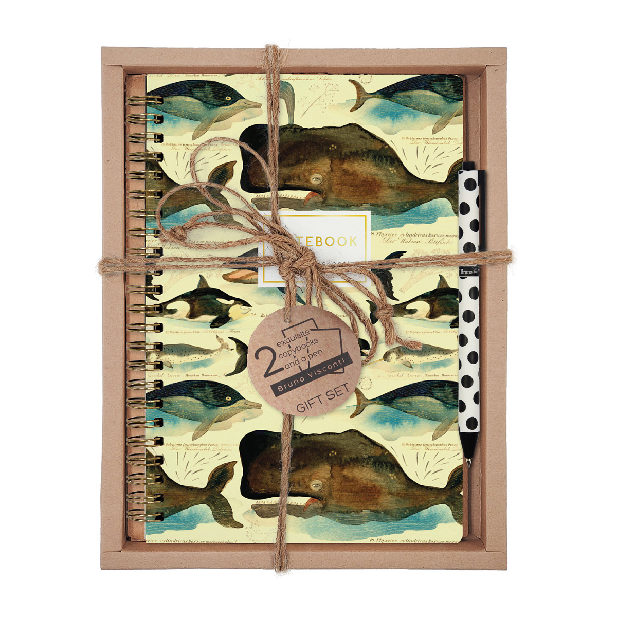 НАБОР ПОДАРОЧНЫЙ "КИТЫ" (ТЕТРАДЬ BV НА ГРЕБНЕ В ТОЧКУ И РУЧКА) НАБОР ПОДАРОЧНЫЙ "КИТЫ" (ТЕТРАДЬ BV НА ГРЕБНЕ В ТОЧКУ И РУЧКА)