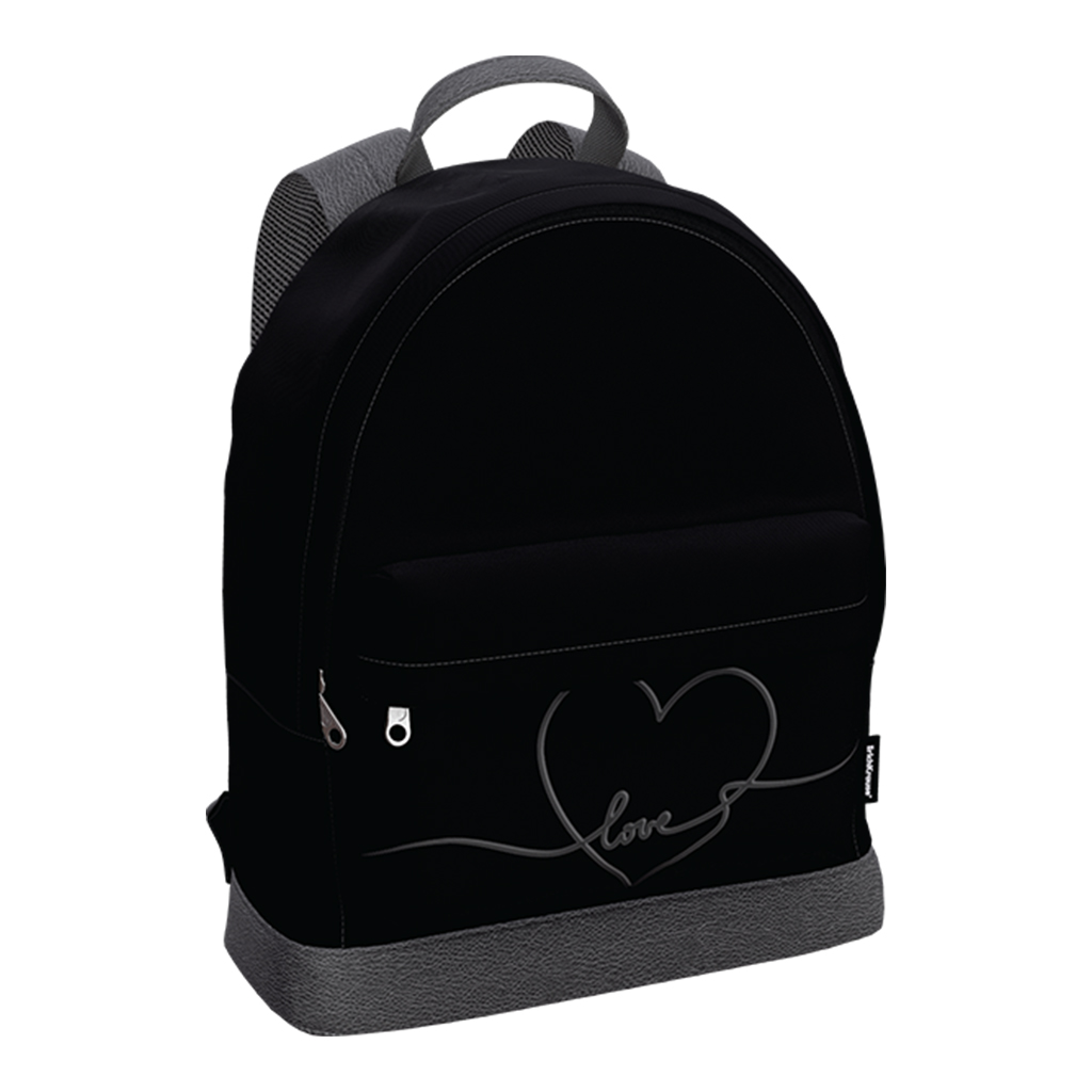 Рюкзак ErichKrause StreetLine с отделением для ноутбука 17L Black Heart Рюкзак ErichKrause StreetLine с отделением для ноутбука 17L Black Heart