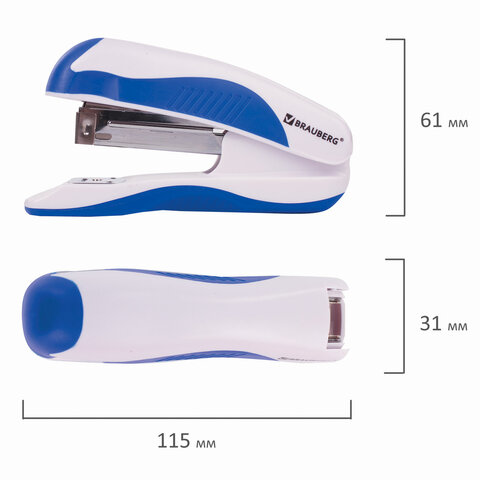 Степлер №24/6, 26/6 BRAUBERG "JET PRO", до 25 листов, эргономичный, Степлер №24/6, 26/6 BRAUBERG "JET PRO", до 25 листов, эргономичный,