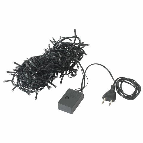 Электрогирлянда-нить комнатная "Стандарт" 10 м, 100 LED, холодный