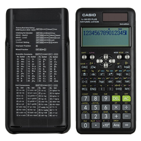 Калькулятор инженерный CASIO FX-991ESPLUS-SBEHD (162х80 мм), 417 функций,