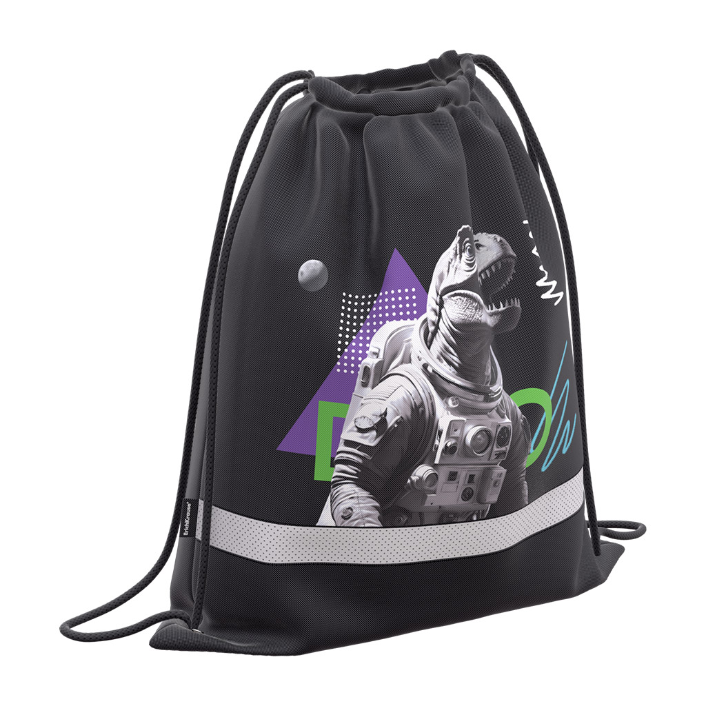 Мешок для обуви ErichKrause с вентиляцией 500x410мм Dino Hobby Мешок для обуви ErichKrause с вентиляцией 500x410мм Dino Hobby