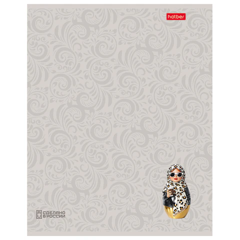 Тетрадь А5, 48 л., HATBER, скоба, линия, Soft-touch ламинация, 3D-лак, Тетрадь А5, 48 л., HATBER, скоба, линия, Soft-touch ламинация, 3D-лак,