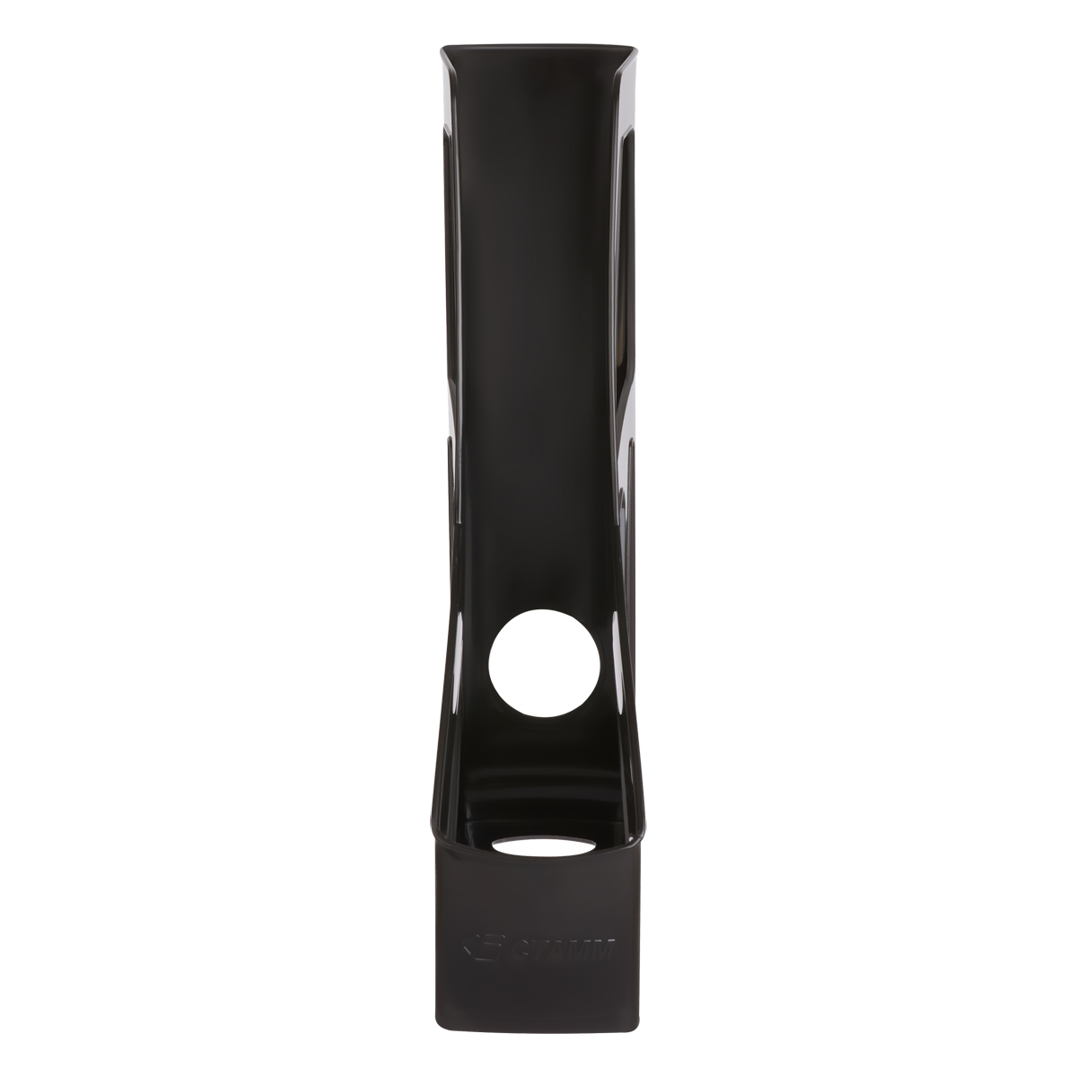 Лоток для бумаг вертикальный СТАММ "Лидер", черный, ширина 75мм Лоток для бумаг вертикальный СТАММ "Лидер", черный, ширина 75мм