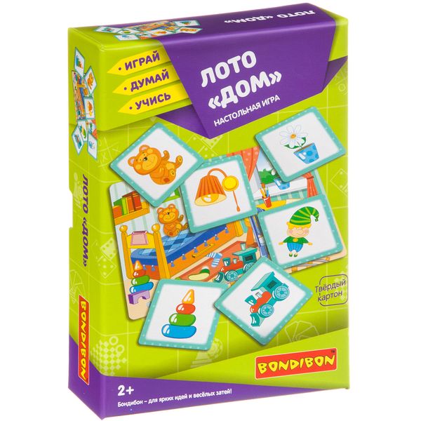 Лото "Дом" - настольная игра BONDIBON. ВВ3903 Лото "Дом" - настольная игра BONDIBON. ВВ3903