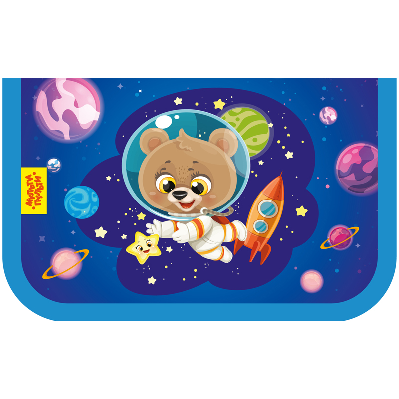 Пенал 1 отделение, 210*130 Мульти-Пульти "Spaceman", две откидные Пенал 1 отделение, 210*130 Мульти-Пульти "Spaceman", две откидные