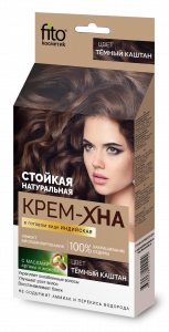 Арт.1117 ФИТО К Крем-Хна ИНДИЙСКАЯ в готовом виде "Темный каштан" 50мл Арт.1117 ФИТО К Крем-Хна ИНДИЙСКАЯ в готовом виде "Темный каштан" 50мл