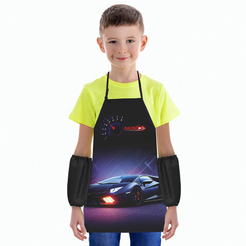 Накидка фартук с нарукавниками для труда ЮНЛАНДИЯ, 46х54 см, "Street