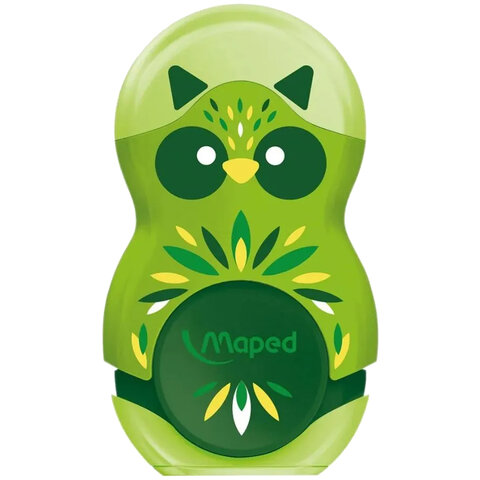 Точилка с ластиком MAPED "LOOPY Mini Cute", с контейнером, корпус Точилка с ластиком MAPED "LOOPY Mini Cute", с контейнером, корпус